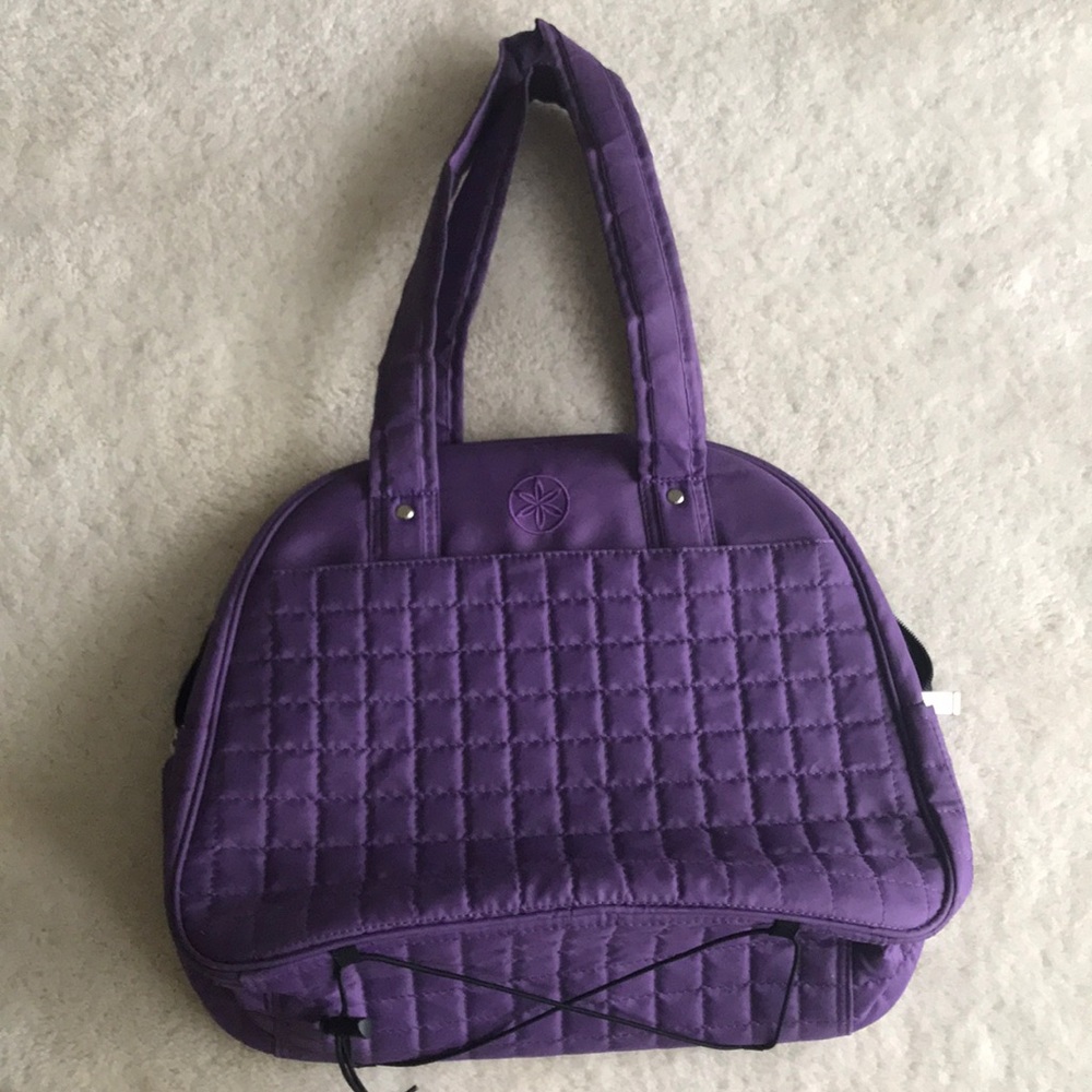 Purple Gaiam Yoga Bag